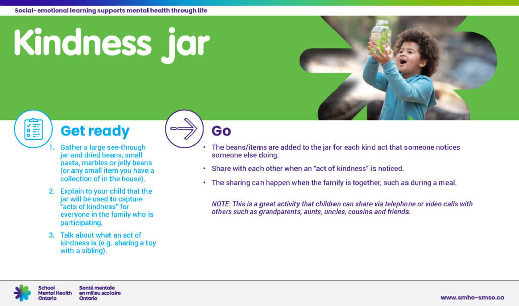 Kindness jar instructions